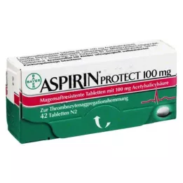 ASPIRIN Protect 100 mg comprimidos gastrorresistentes, 42 uds