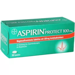 ASPIRIN Proteger 100 mg de tabletas gastrointestinales, 98 pz