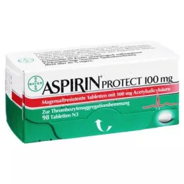 ASPIRIN Protect 100 mg comprimidos gastrorresistentes, 98 uds