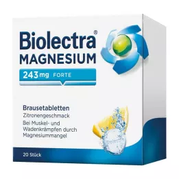BIOLECTRA Magnesio 243 mg forte Lemon Br.-Tabl., 20 uds