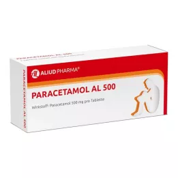 PARACETAMOL AL 500 comprimidos, 20 uds