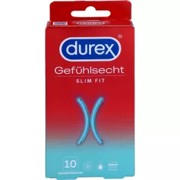 DUREX condones de ajuste delgados del sensor, 10 pz