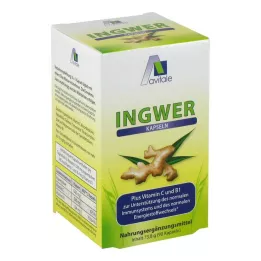 INGWER Cápsulas de 500 mg + vitamina B1+C, 90 uds