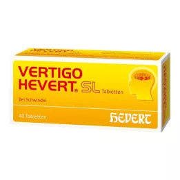 VERTIGO HEVERT SL Tabletas, 40 uds