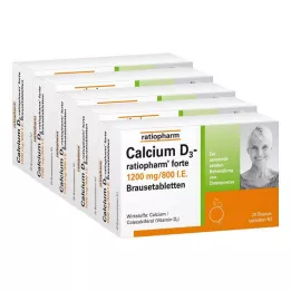 CALCIUM D3-ratiopharm forte comprimidos efervescentes, 100 uds