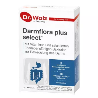 DARMFLORA más cápsulas seleccionadas, 80 uds