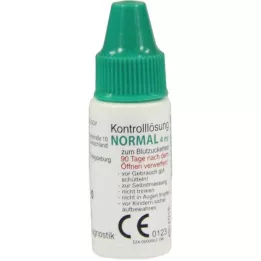 GLUCO TEST Solución de control plus normal, 4 ml