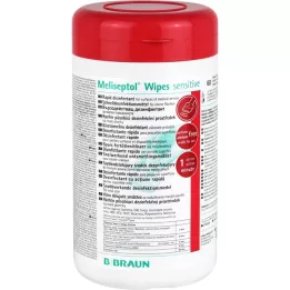 MELISEPTOL Caja de donante sensible de limpieza, 60 pz