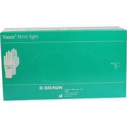 VASCO Nitril Light Investigation Gloves Gr.L, 100 pz