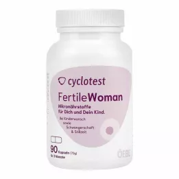CYCLOTEST Cápsulas de mujer fértil, 90 pz