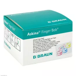 ASKINA Bob de dedo de colores, 50 piezas