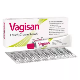 VAGISAN Crema Hidratante Combo 8 Óvulos + 10 g Crema, 1 P