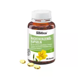 Sovita Cápsulas de aceite de canal nocturno, 200 pz