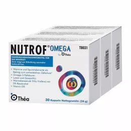 NUTROF Cápsulas de omega 3, 3X30 uds