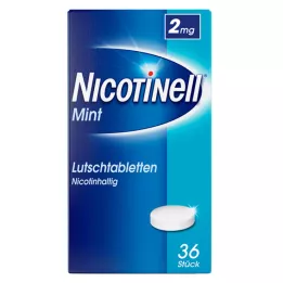 NICOTINELL Pastillas de menta de 2 mg, 36 uds