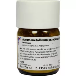 AURUM METALLICUM PRAEPARATUM Trituración D 20, 50 g