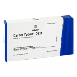 CARBO TABACI D 20 ampollas, 8 uds
