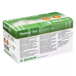 OMNICAN Cánula fina para bolígrafo 31 G 0,25x8 mm, 100 uds