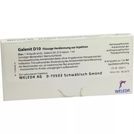 GALENIT D 10 ampolas, 8 pz