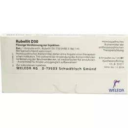 RUBELLIT D 30 ampolas, 8 pz