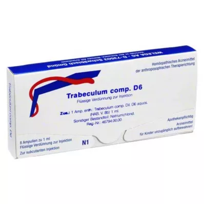 TRABECULUM Comp.D 6 ampollas, 8 uds