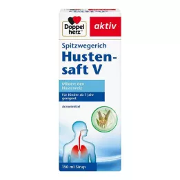 DOPPELHERZ Jarabe para la tos de llantén menor V, 150 ml