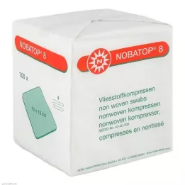 NOBATOP 8 compresas 10x10 cm no estériles, 100 uds
