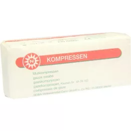 MULLKOMPRESSEN 5x5 cm UnderTil 8 -fold, 100 pz