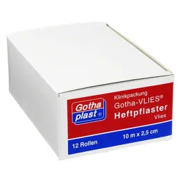 Gothaplast yeso adhesivo vellón 2,5 cm x 10 m, 12 piezas