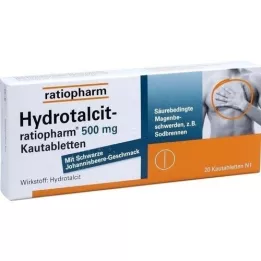 Hydrotalcit-ratiopharm 500 mg de tabletas de masticación, 20 pz