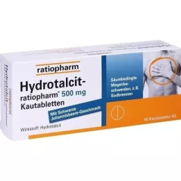 Hydrotalcit-ratiopharm 500 mg de tabletas de masticación, 50 pz
