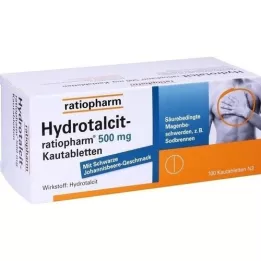 Hydrotalcit-ratiopharm 500 mg de tabletas de masticación, 100 pz