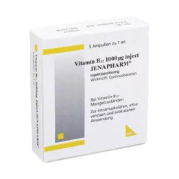 VITAMIN B12 1000 μg Inyección Jenapharm ampollas, 5 uds