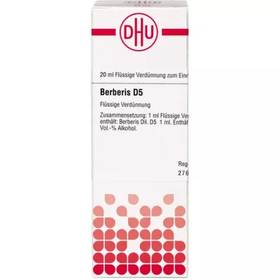 BERBERIS Dilución D 5, 20 ml