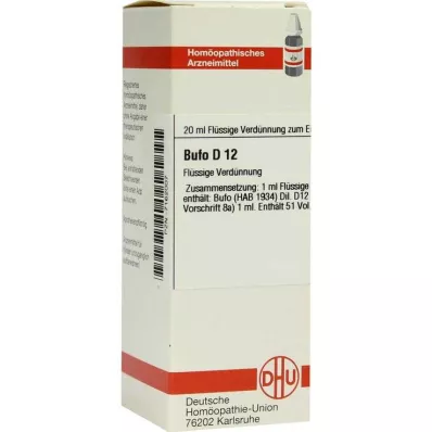 BUFO Dilución D 12, 20 ml