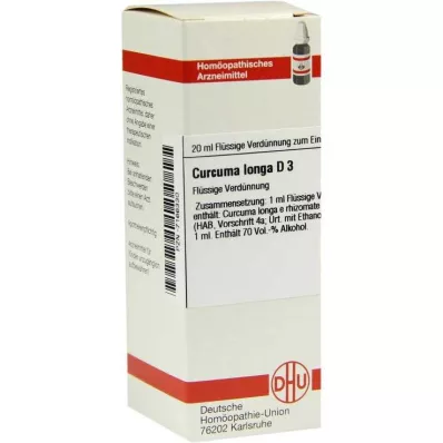 CURCUMA LONGA Dilución D 3, 20 ml