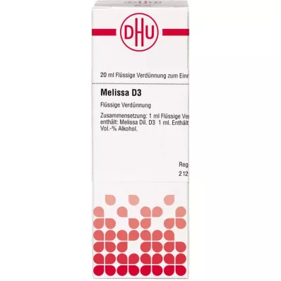 MELISSA Dilución D 3, 20 ml