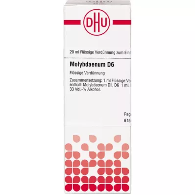 MOLYBDAENUM D 6, 20 ml