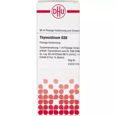 Thyreoidinum D30, 50 ml Thyreoidinum D30, 50 ml