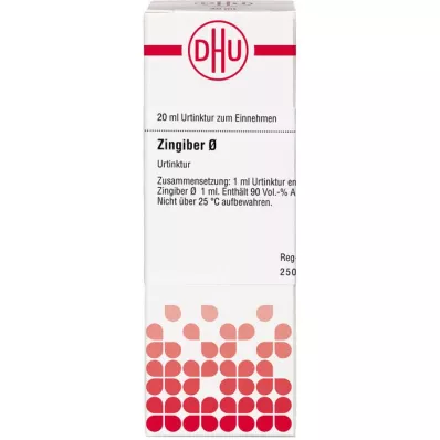 ZINGIBER Tintura madre, 20 ml