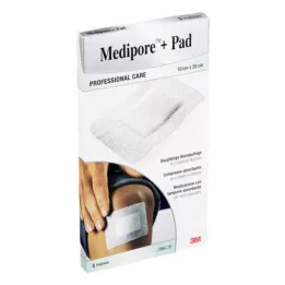 MEDIPORE+ Almohadilla 3M 10x20cm 3570NP yeso, 5 uds