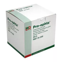 PRO-OPHTA Venda para ojos tamaño S, 50 uds