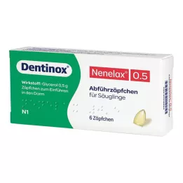 NENE LAX 0,5 supositorios para lactantes, 6 uds