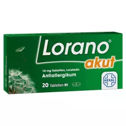 LORANO Comprimidos agudos, 20 uds