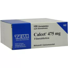CALCET Comprimidos recubiertos con película de 475 mg, 100 uds