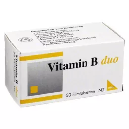 VITAMIN B DUO Tabletas recubiertas de películas, 50 pz