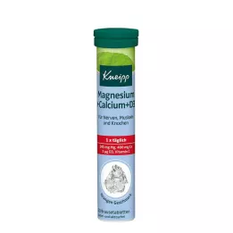 KNEIPP Tabletas efervescentes de magnesio y calcio, 20 uds