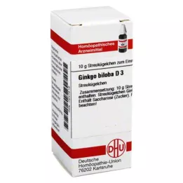 GINKGO BILOBA Glóbulos D 3, 10 g
