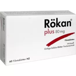 RÖKAN Plus 80 mg de tabletas recubiertas de película, 60 pz