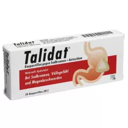 TALIDAT Pastillas masticables contra la acidez de estómago, 20 uds